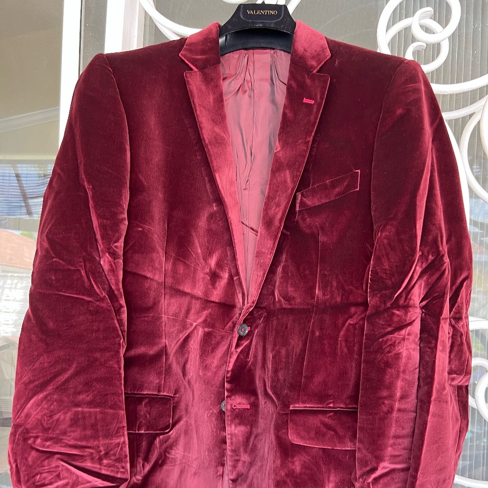 Valentino Velvet Blazer/ Suit Coat.
